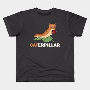 Cute, Funny and Hilarious Caterpillar Pun Kids T-Shirt